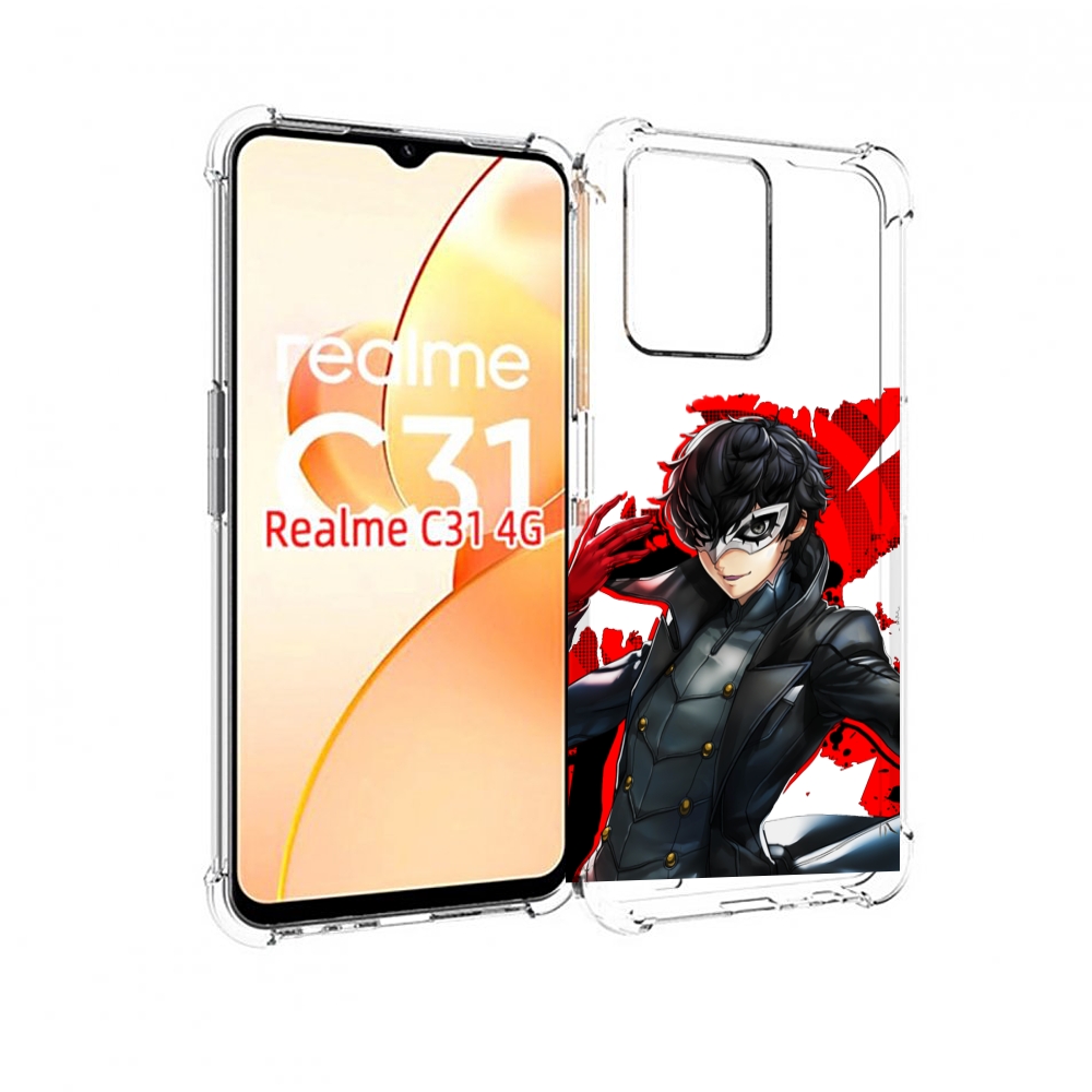 

Чехол MyPads Persona 5 для OPPO Realme C31, Прозрачный, Tocco