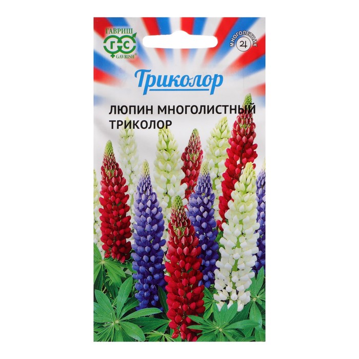 

Семена цветов Люпин "Триколор", 0,6 г