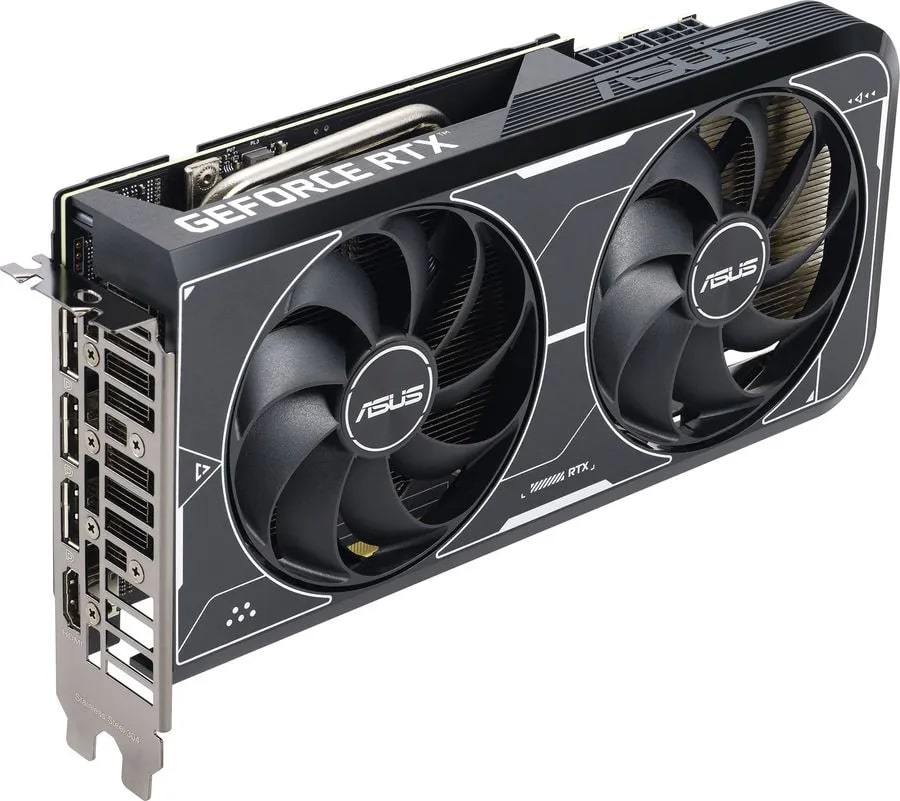 фото Видеокарта asus nvidia geforce rtx 3060 ti 8 гб (dual-rtx3060ti-o8gd6x)