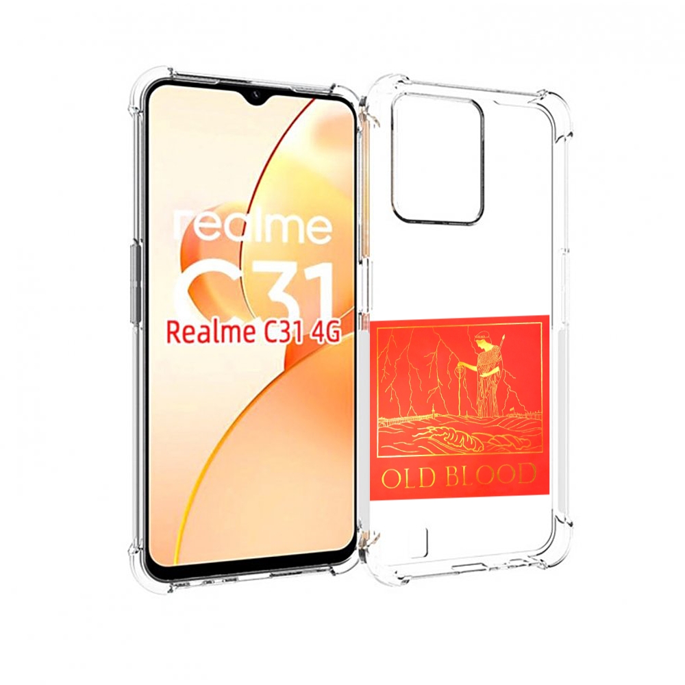 

Чехол MyPads Old Blood Boulevard Depo для OPPO Realme C31, Прозрачный, Tocco