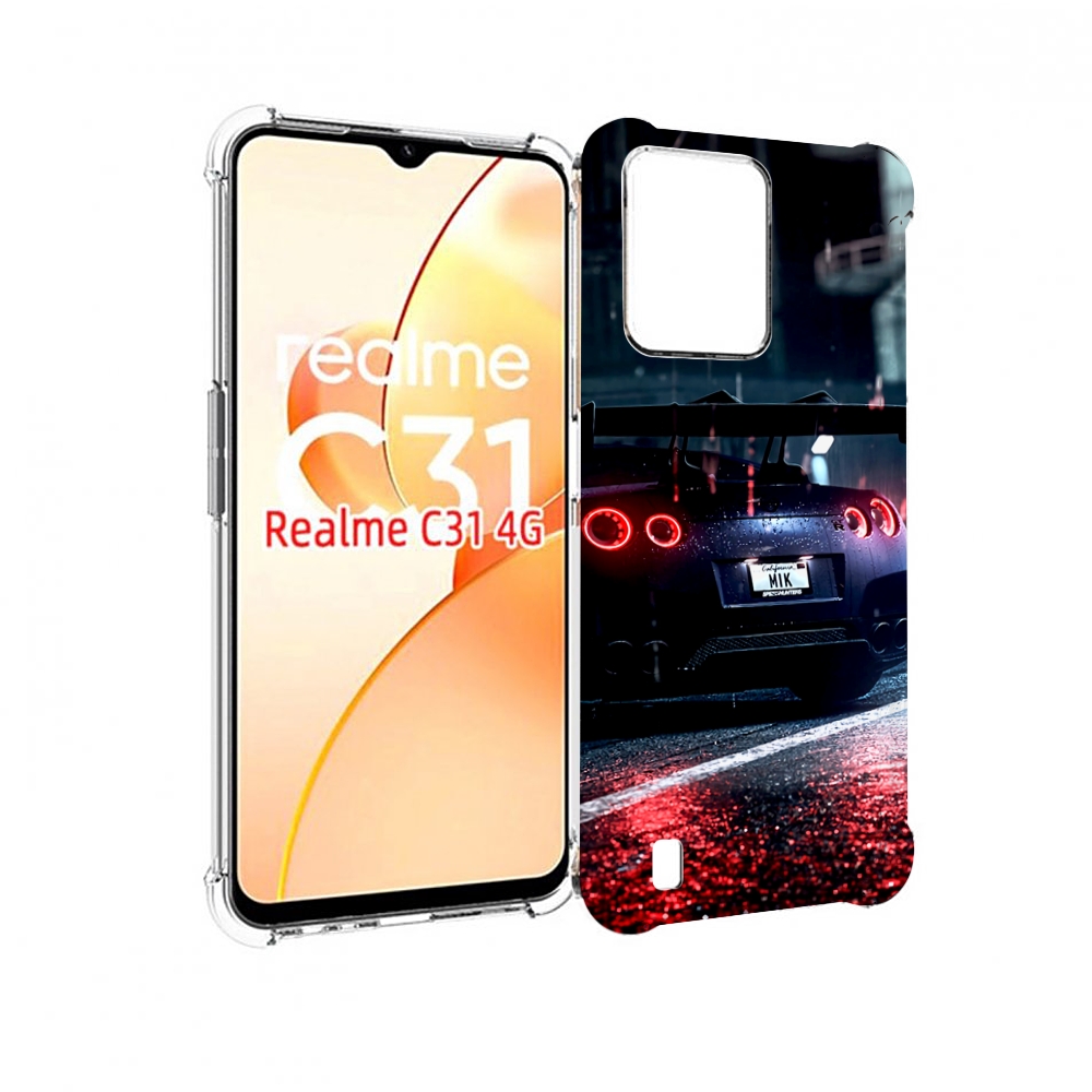 

Чехол MyPads Nissan Skyline для OPPO Realme C31, Прозрачный, Tocco