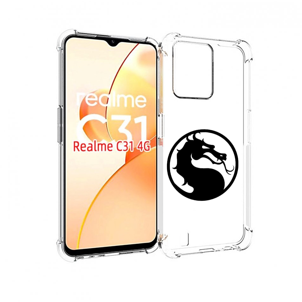 

Чехол MyPads Mortal-Kombat-2 мужской для OPPO Realme C31, Прозрачный, Tocco
