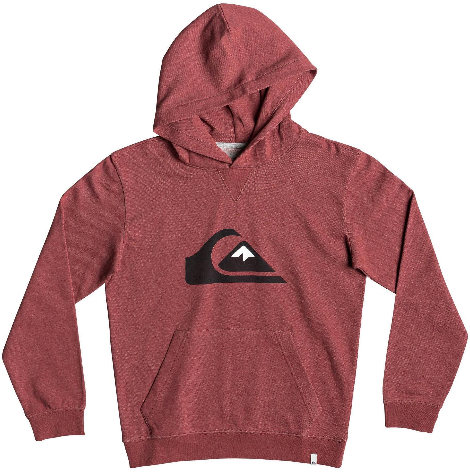 фото Толстовка quiksilver 2019 big logo hyouth b otlr brick red heather, р. 128