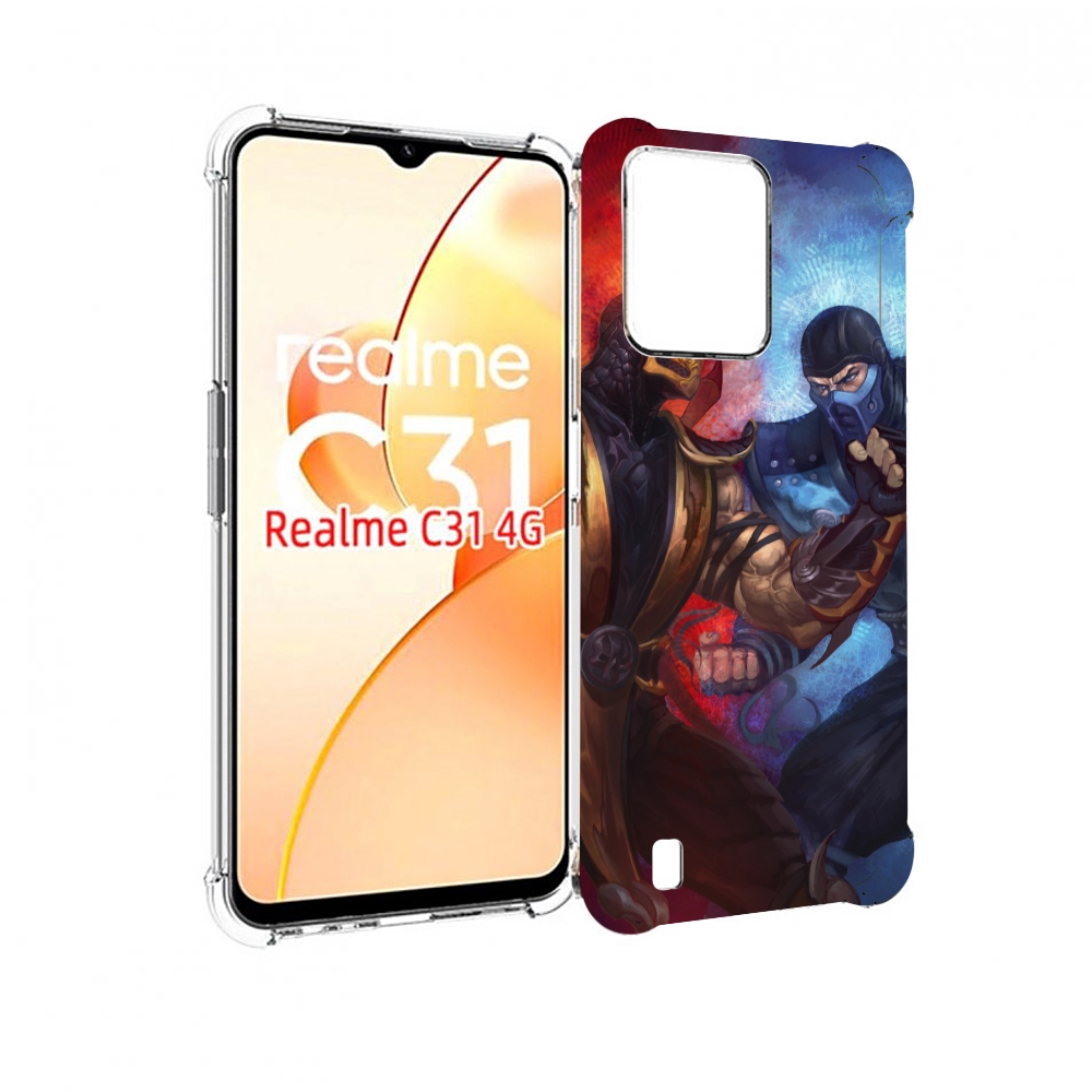 

Чехол MyPads Mortal Kombat art для OPPO Realme C31, Прозрачный, Tocco