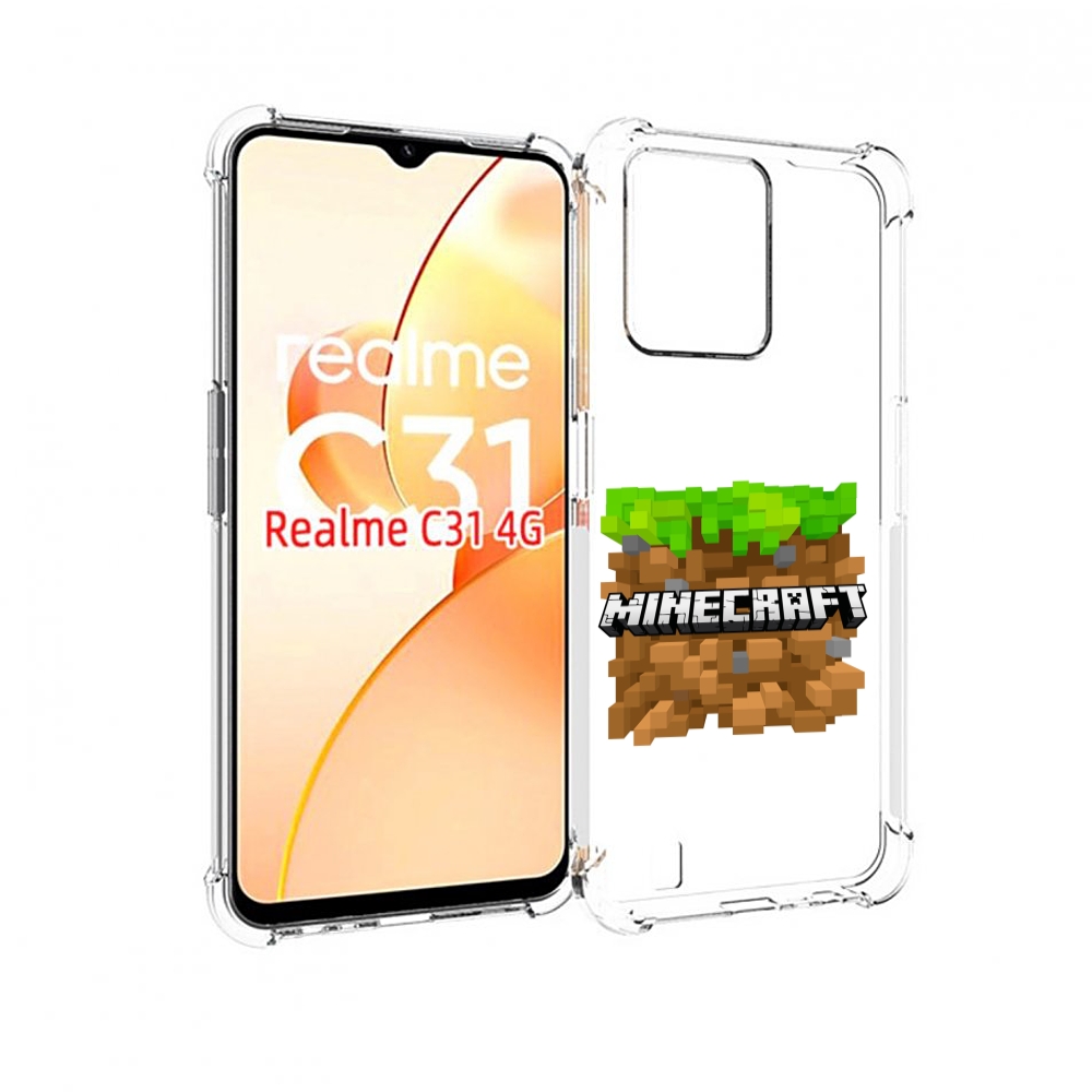 

Чехол MyPads Minecraft-2 для OPPO Realme C31, Прозрачный, Tocco