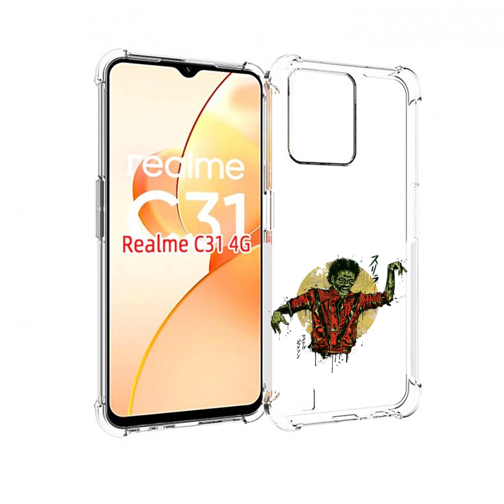 

Чехол MyPads Зомби для OPPO Realme C31, Прозрачный, Tocco