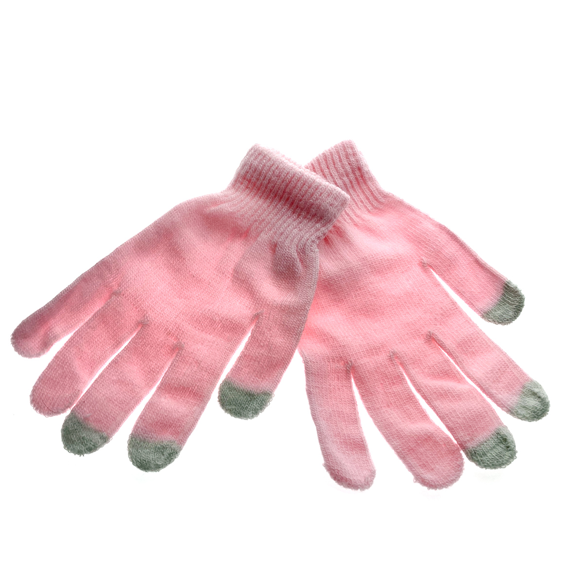 фото Перчатки espada для сенсорных экранов, розовые (шерстяные женcкие, screen touch gloves)