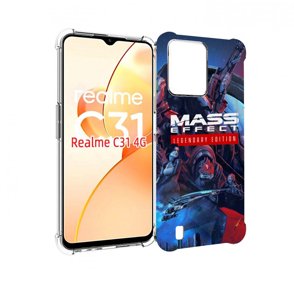 

Чехол MyPads Mass Effect Legendary Edition для OPPO Realme C31, Прозрачный, Tocco