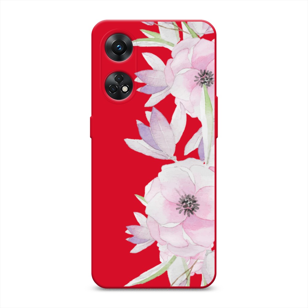 

Чехол Awog на Oppo Reno 8T 4G "Нежные анемоны", Розовый;черный;фиолетовый, 2513253-1