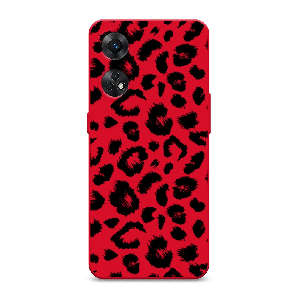 

Чехол Awog на Oppo Reno 8T 4G "Окрас леопарда фон", Черный, 2513253-1