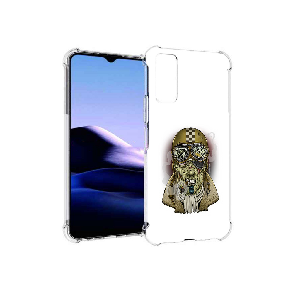 

Чехол MyPads Tocco для Vivo Y20 военный зомби (PT154038.379.264), Прозрачный, Tocco