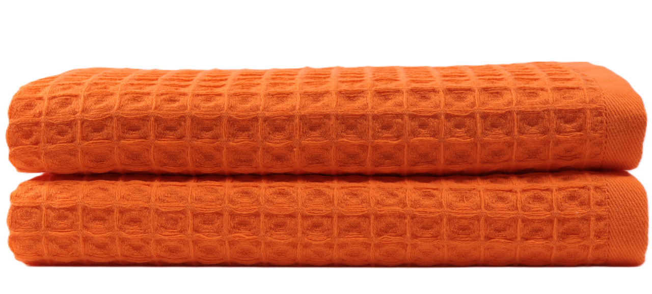 

Набор вафельных полотенец Ника 50х90, 290 гр/м2, оранжевый 2 шт, Ника_Вафельное