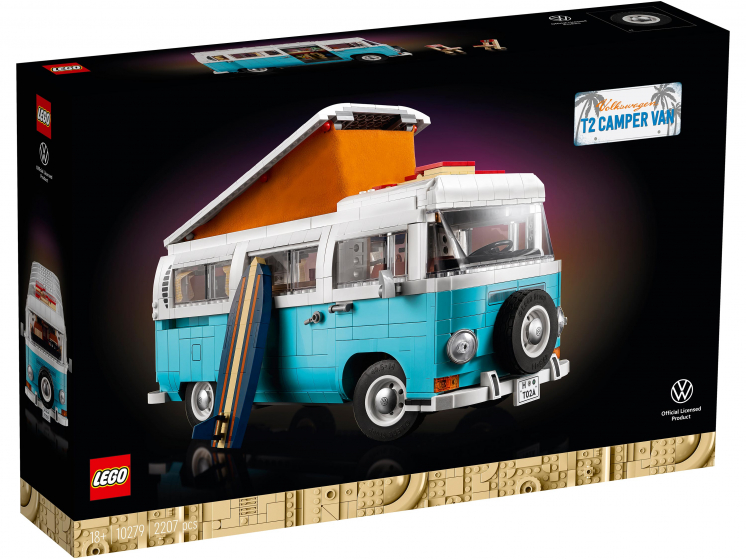 фото Конструктор lego коллекционные наборы фургон volkswagen t2 camper 10279