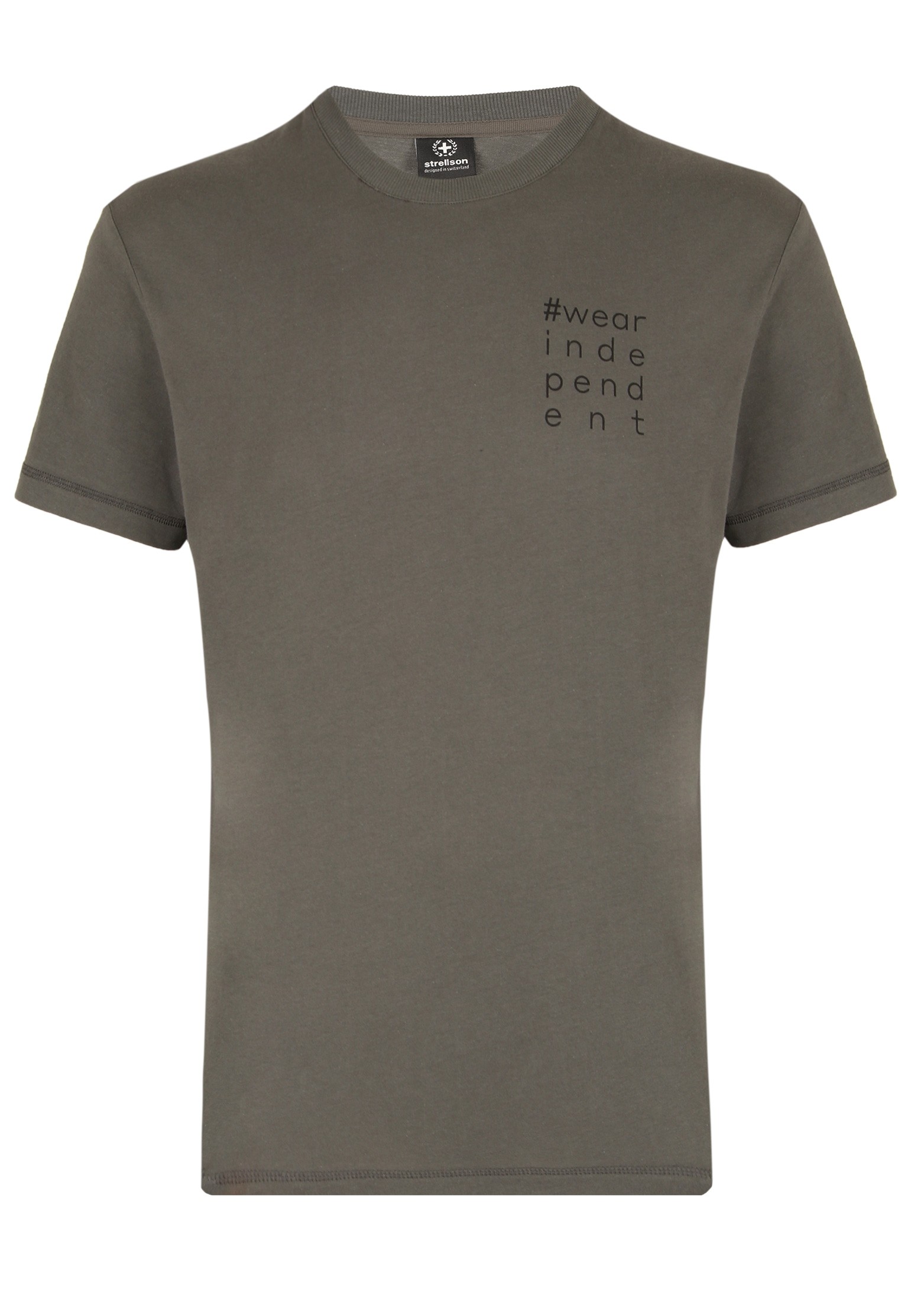 

Футболка мужская Strellson 128647 серая S, Серый, 128647