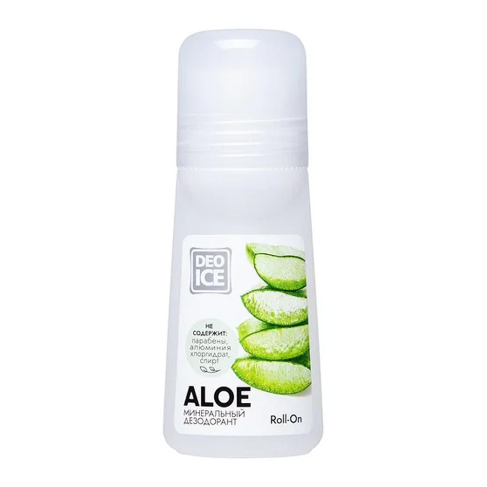 фото Минеральный дезодорант deoice roll-on aloe, 65 мл.