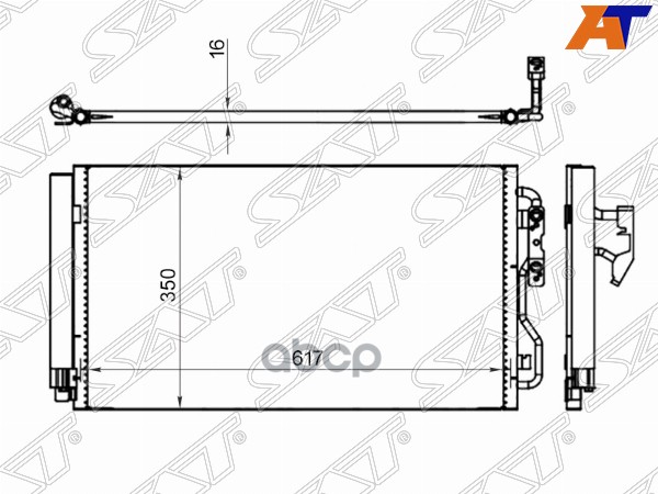 

Радиатор Кондиционера Bmw 1-Series F20/F21 11-/3-Series F30 11-18 Sat арт. ST-47-0014