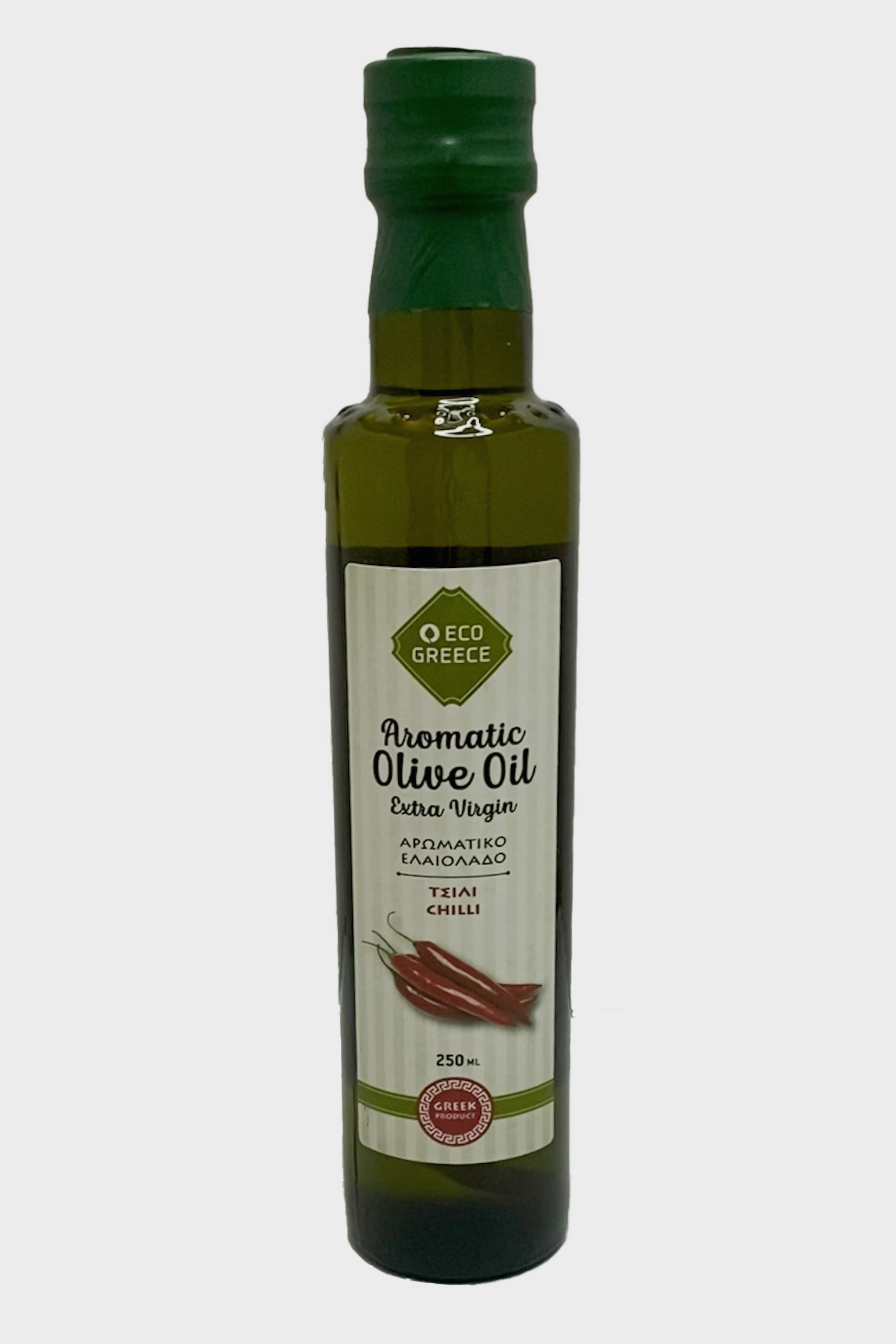 фото Оливковое масло ecogreece с перцем чили extra virgin 250 мл