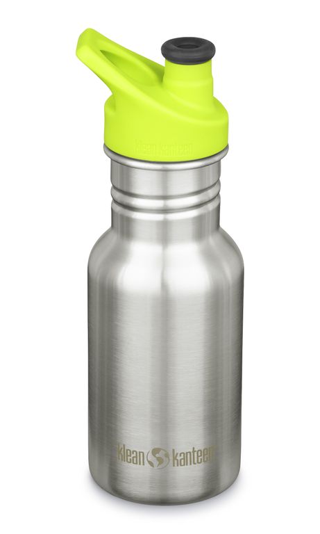 Детская бутылка Klean Kanteen Kid Classic Narrow Sport 12oz (355 мл) Brushed Stainless стальная бутылка 600 мл микс