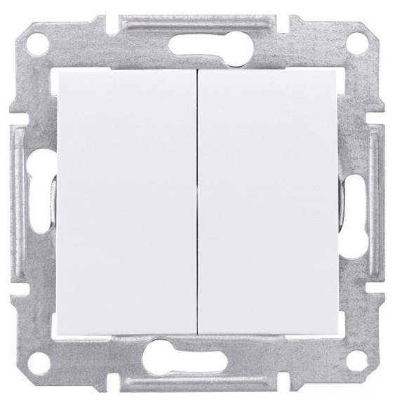 

Schneider Sedna мех. перекл. СУ 2 кл. бел. SDN0600121 (арт. 582253)