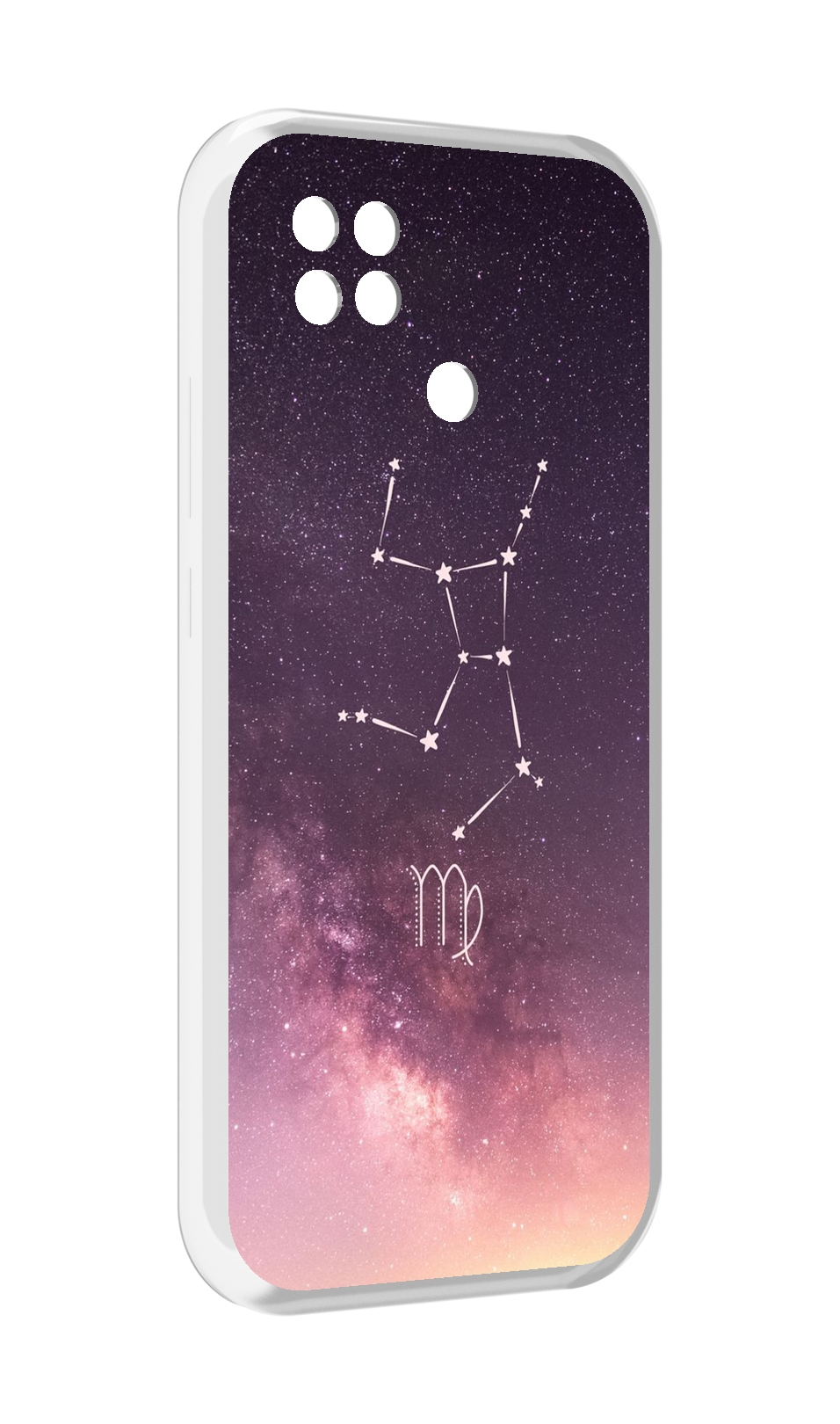 

Чехол MyPads знак зодиака дева 4 для Xiaomi Poco C40, Прозрачный, Tocco