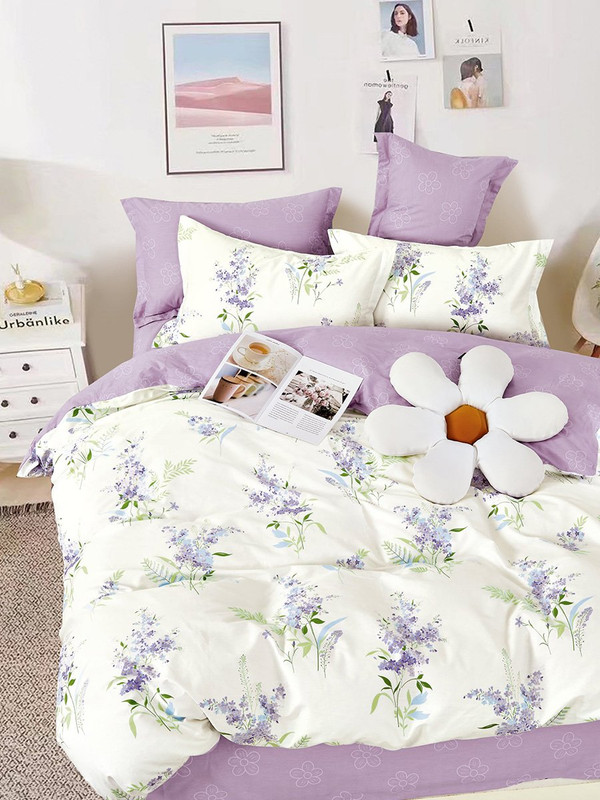 

Простынь сатин Milky Garden Syringa 150x215 см
