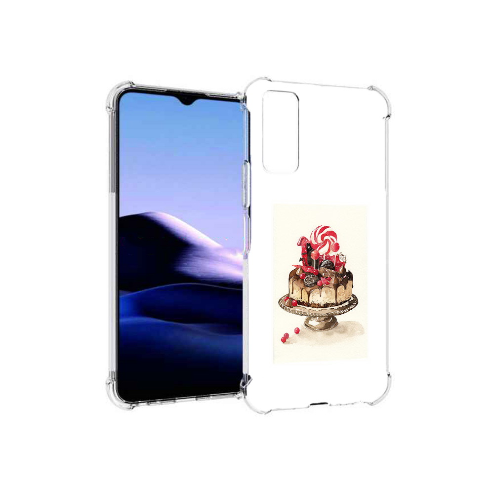 

Чехол MyPads Tocco для Vivo Y20 вкусный торт (PT154038.379.262), Прозрачный, Tocco