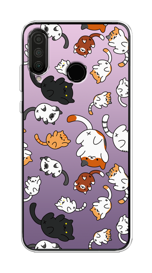 

Чехол Awog на Honor 20S "Котопад", Фиолетовый;белый, 610750-7