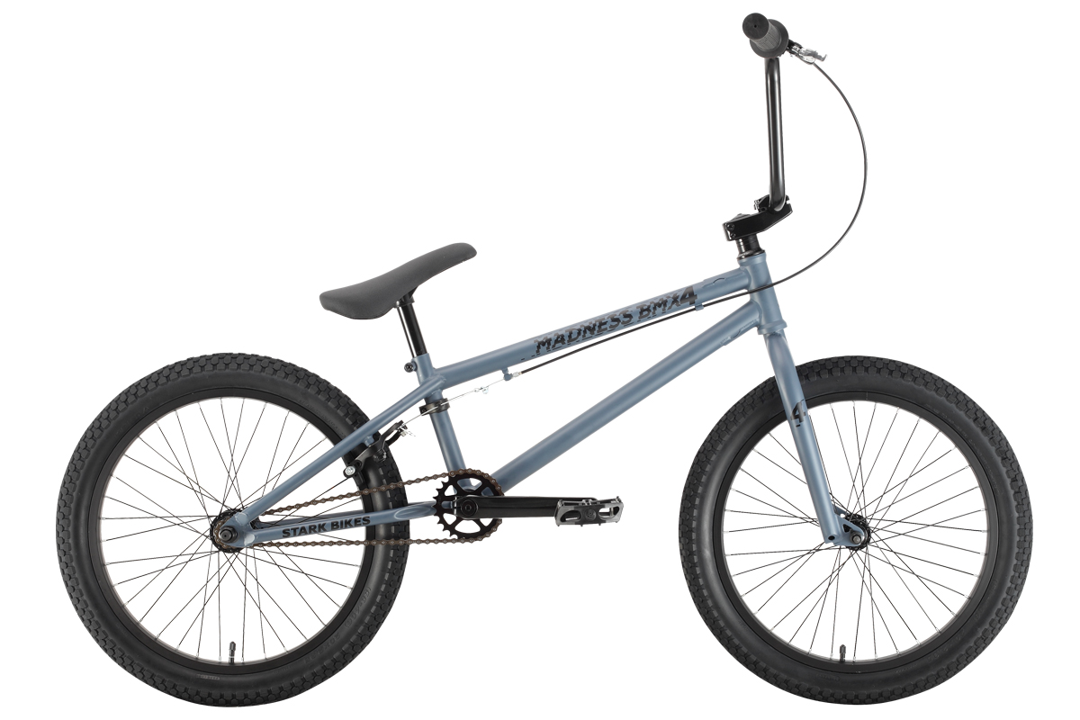 Велосипед Stark Madness BMX 4 2021 One Size серый/черный one
