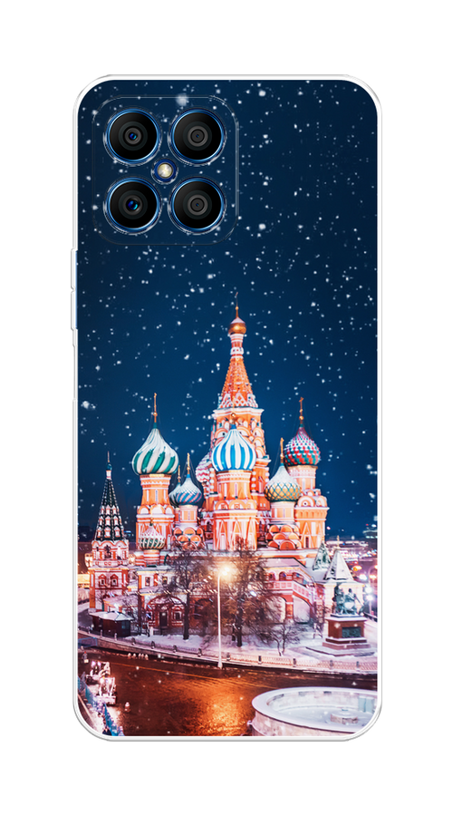 

Чехол на Honor X8 "Москва 1", Коричневый;синий;белый, 6107650-1