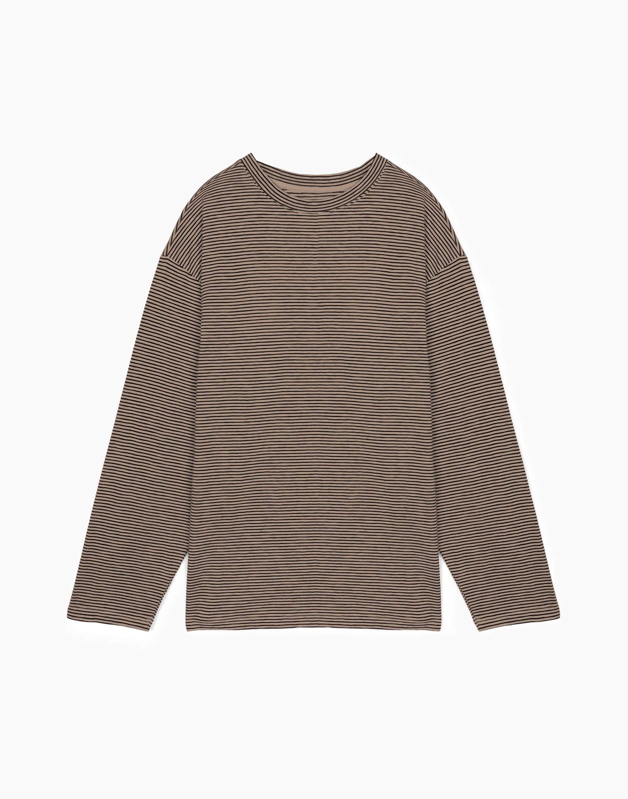 

Лонгслив мужской Gloria Jeans BKT014505 черный/коричневый S/182, BKT014505