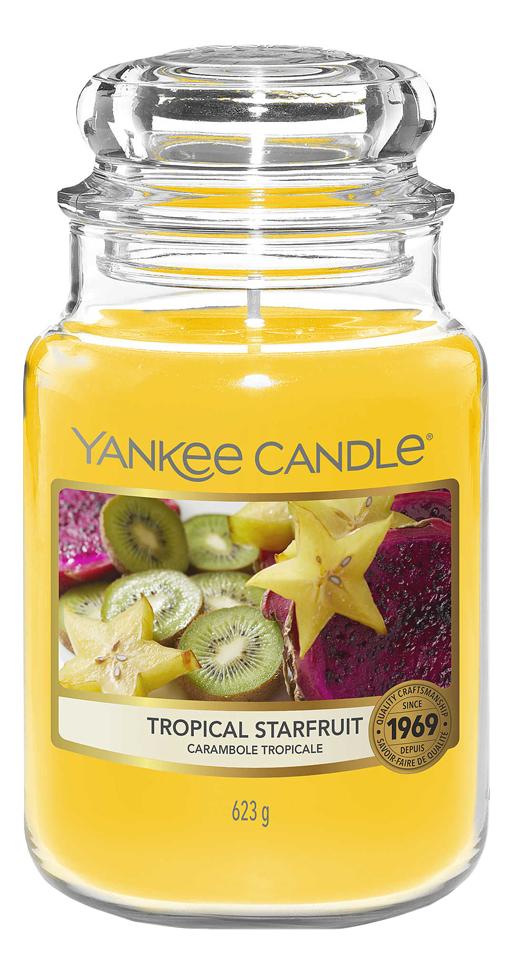 фото Ароматическая свеча yankee candle tropical starfruit свеча 623г