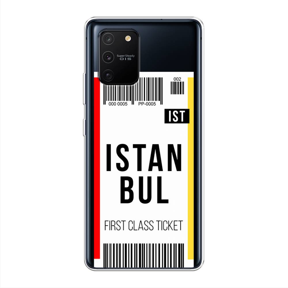 

Чехол на Samsung Galaxy S10 Lite "Билет в Стамбул", Белый;черный;красный, 210050-6