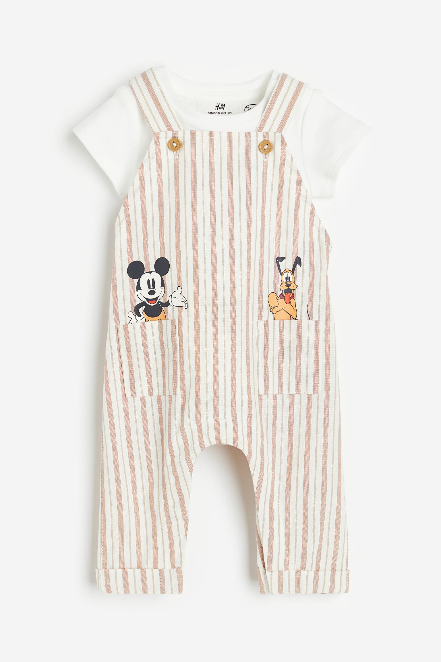 

Комплект из 2 предметов из хлопка H&M 62 Белый/Дисней (доставка из-за рубежа), 1150092