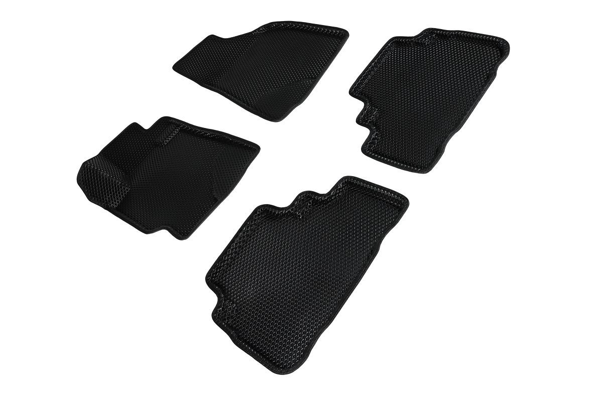 

Коврики EVA 3D ромб для Toyota Highlander II 2007-2013 (черные, 95351)