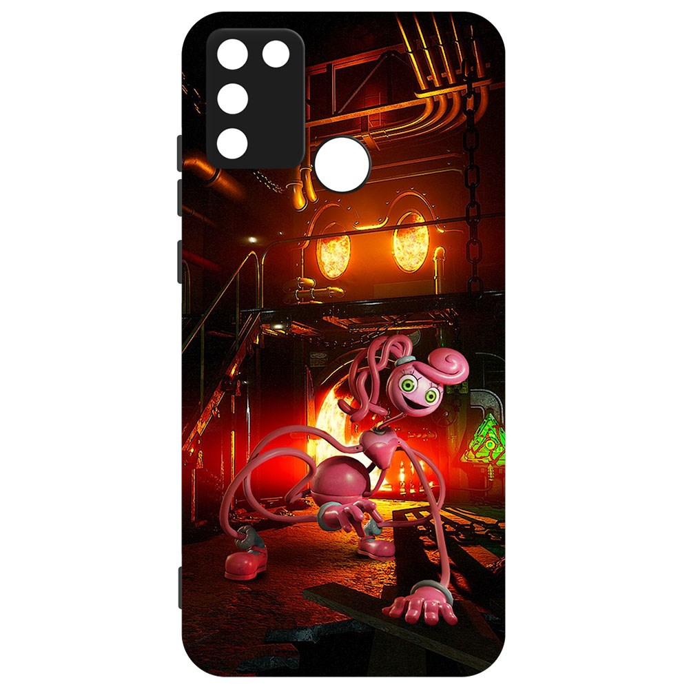 

Чехол-накладка Софт Хаги Ваги - Мама Длинные Ноги для Honor 9A, Черный