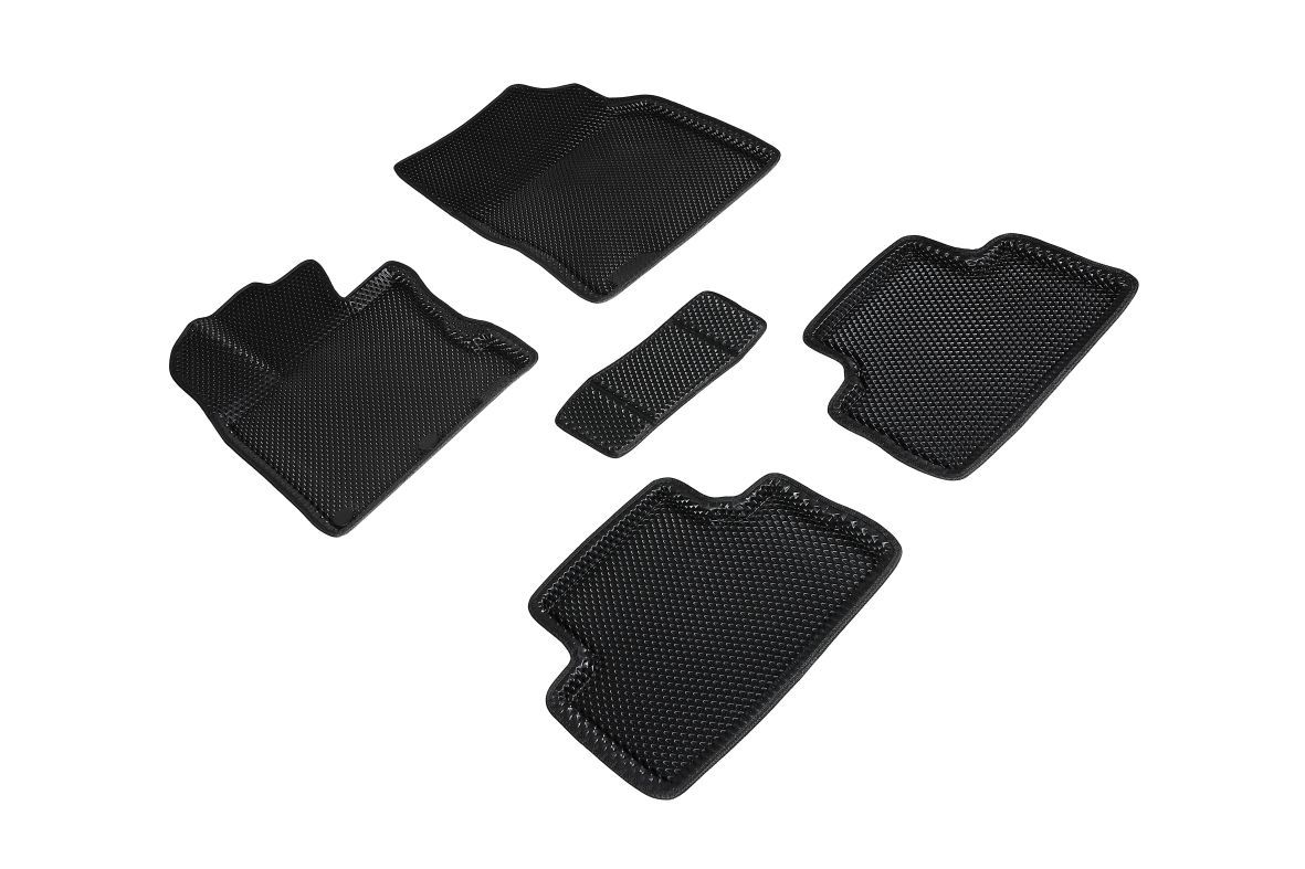 

Коврики 3D EVA "РОМБ" Nissan Qashqai II 2014-2016 чер (компл)