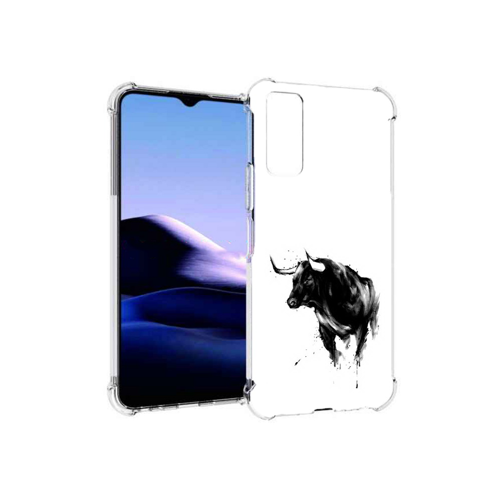 

Чехол MyPads Tocco для Vivo Y20 бык (PT154038.379.254), Прозрачный, Tocco