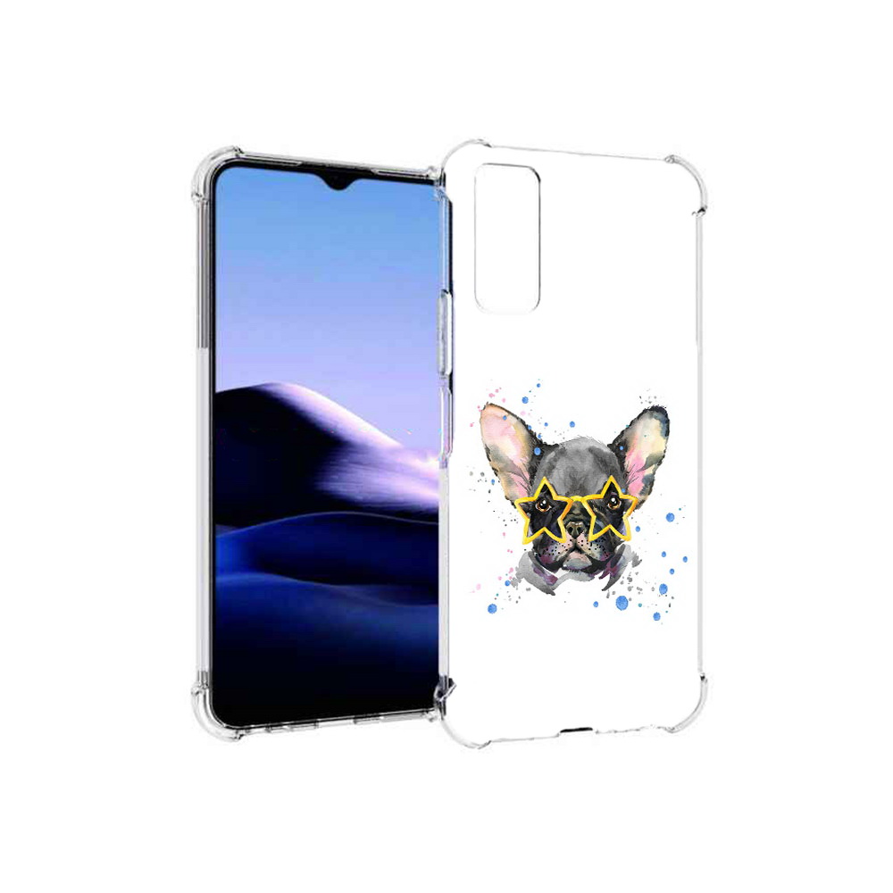 

Чехол MyPads Tocco для Vivo Y20 буля в очках (PT154038.379.252), Прозрачный, Tocco