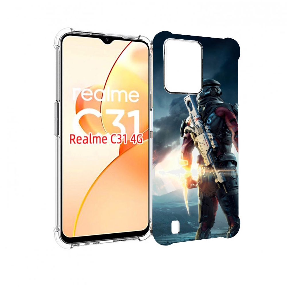 

Чехол MyPads Mass Effect Andromeda Ryder для OPPO Realme C31, Прозрачный, Tocco