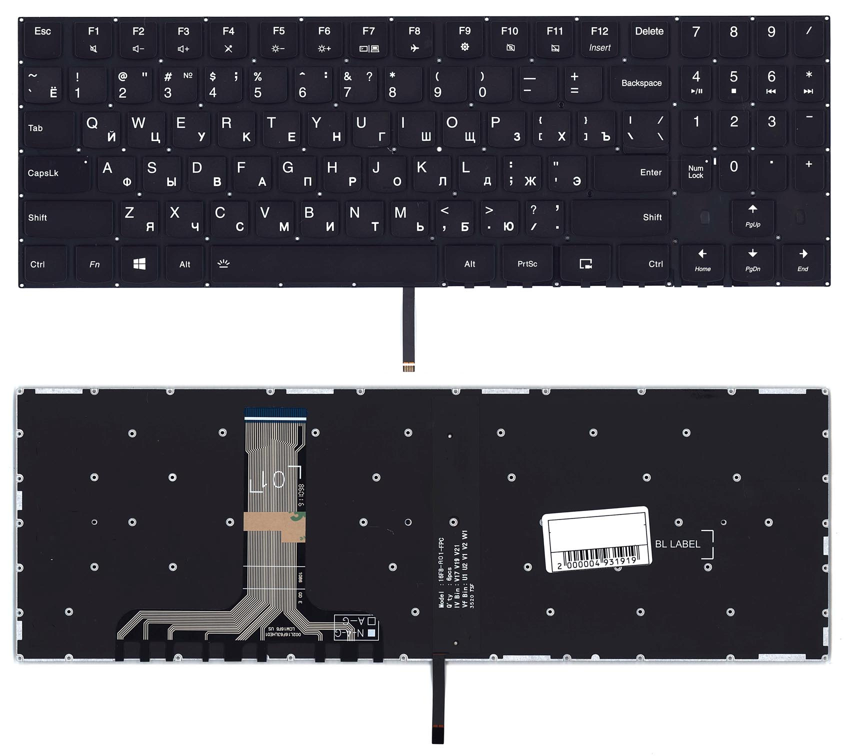 

Клавиатура Lenovo для ноутбука Lenovo Y540-15IRH