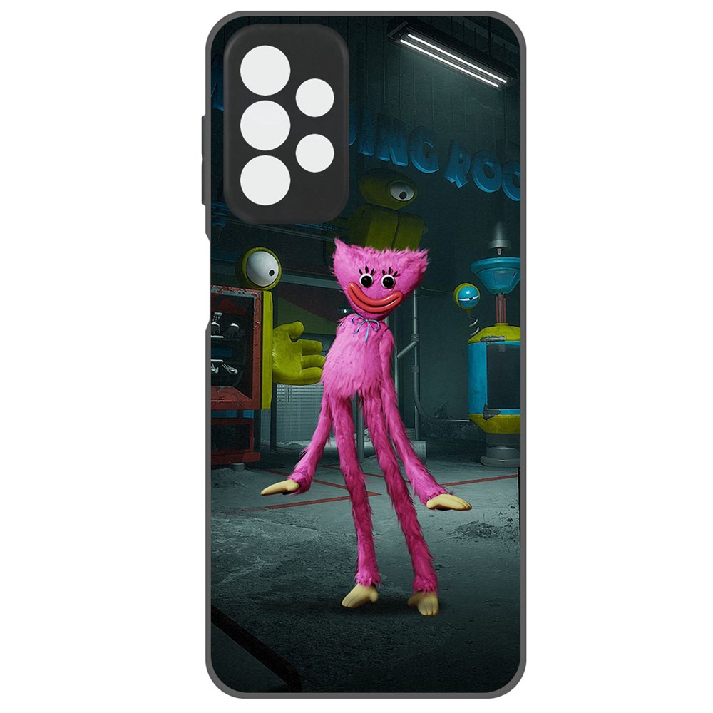 

Чехол-накладка Софт Хаги Ваги - Киси Миси для Samsung Galaxy A23 (A235), Черный