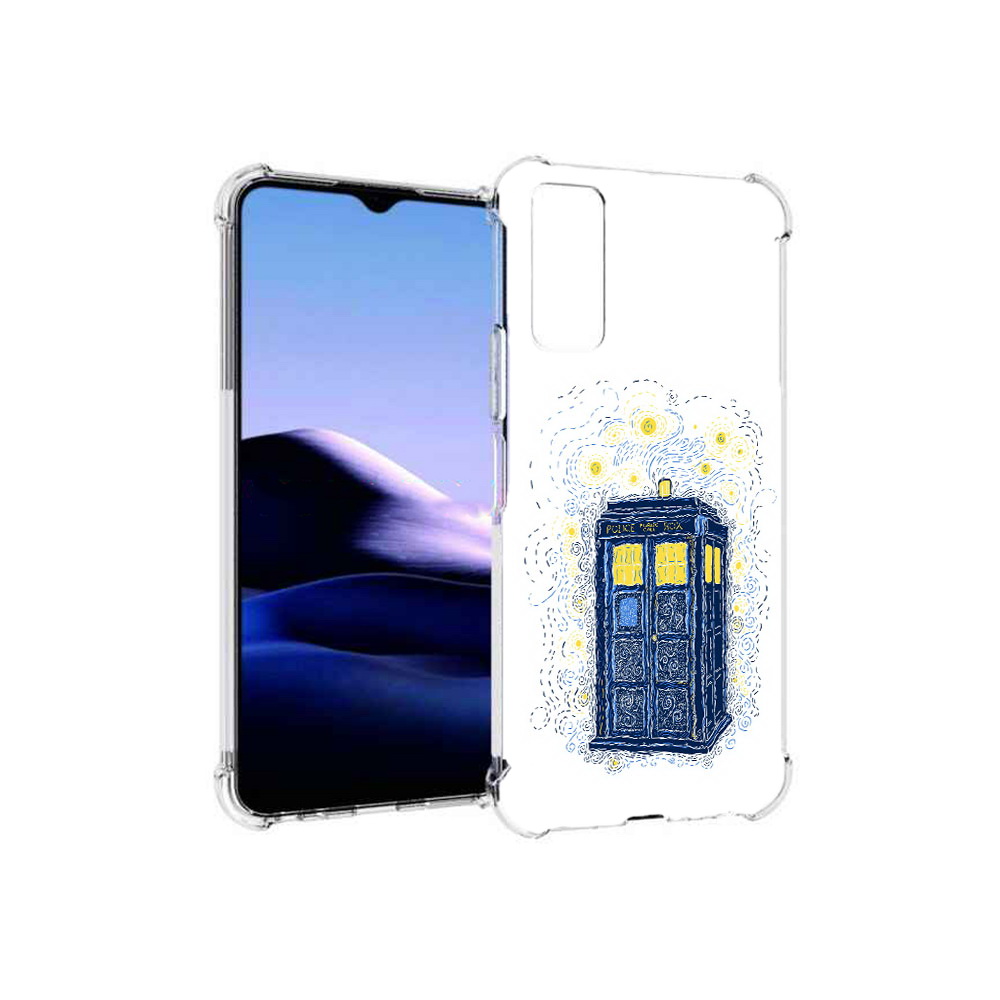 

Чехол MyPads Tocco для Vivo Y20 будка рисунок (PT154038.379.249), Прозрачный, Tocco