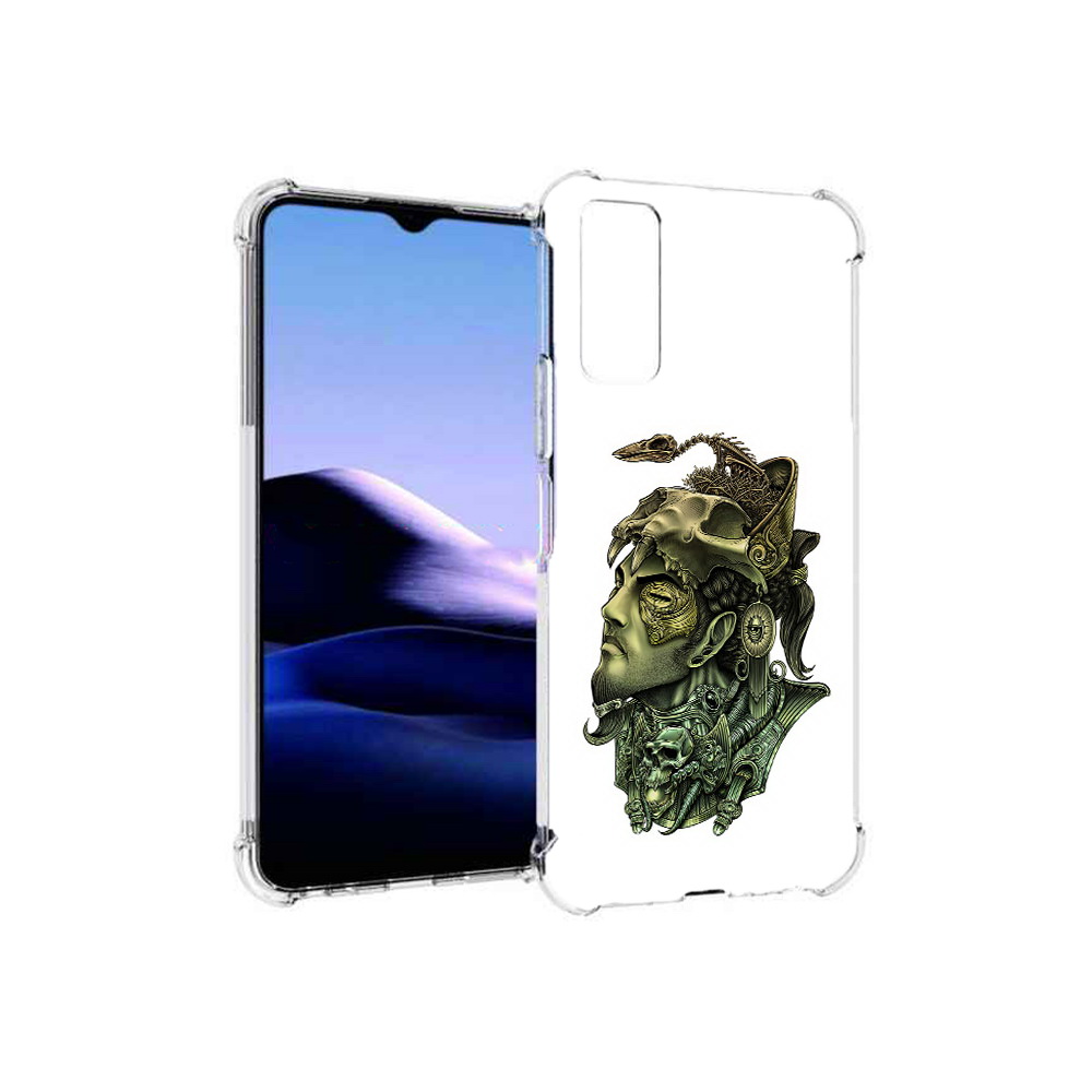 

Чехол MyPads Tocco для Vivo Y20 бронзовый воин (PT154038.379.248), Прозрачный, Tocco