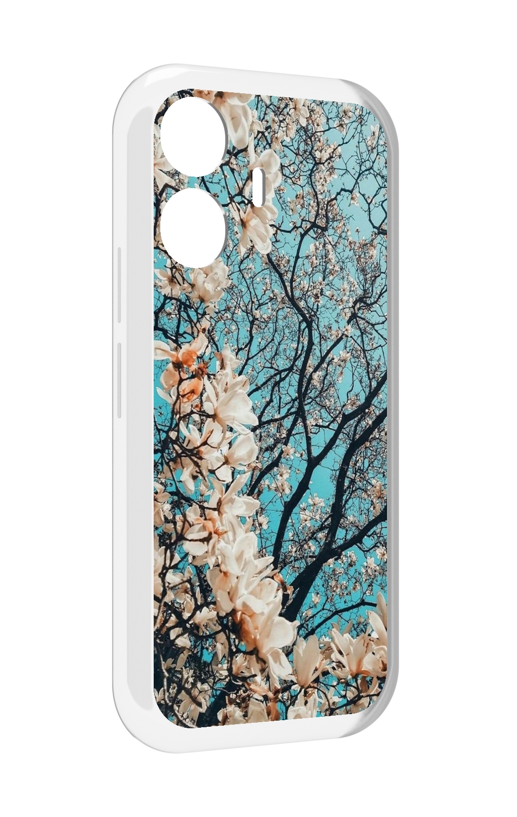 

Чехол MyPads дерево-с-цветочками для Vivo Y77E / Vivo iQOO Z6 Lite, Прозрачный, Tocco