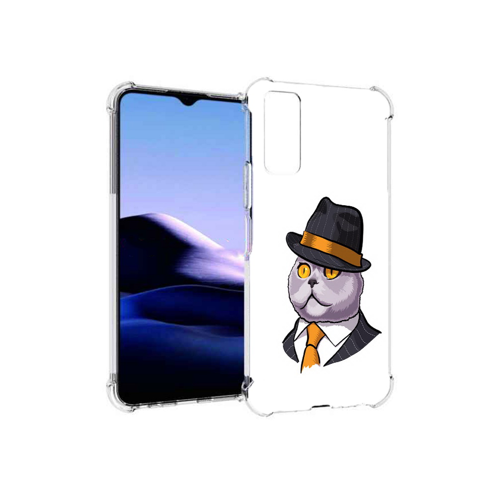 

Чехол MyPads Tocco для Vivo Y20 британец (PT154038.379.247), Прозрачный, Tocco