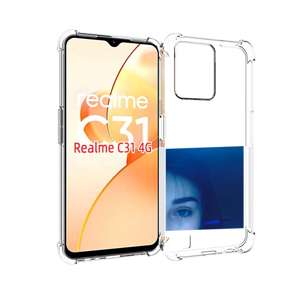 

Чехол MyPads Hate Love face для OPPO Realme C31, Прозрачный, Tocco