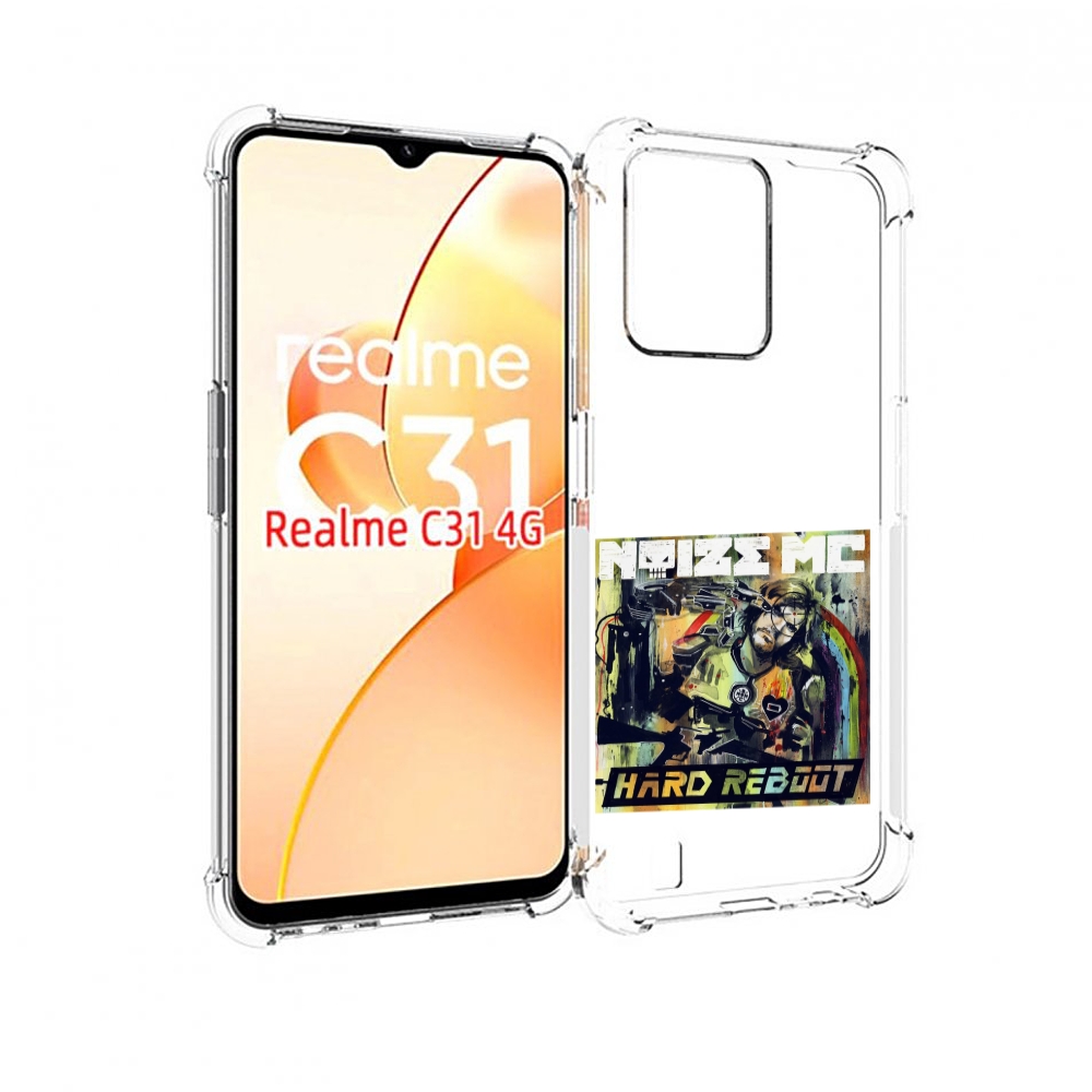 

Чехол MyPads Hard Reboot Noize MC для OPPO Realme C31, Прозрачный, Tocco