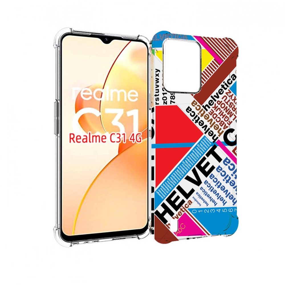 

Чехол MyPads HELVET для OPPO Realme C31, Прозрачный, Tocco