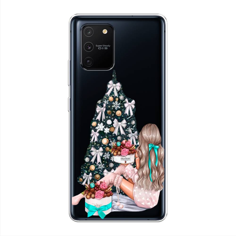 

Чехол на Samsung Galaxy S10 Lite "New Year", Зеленый;бежевый;голубой, 210050-5