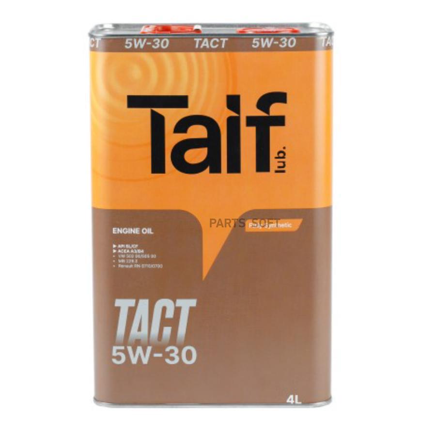 

Моторное масло Taif полусинтетическое TACT 5W30 A3/B4 4л